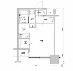 エンクレストベイ天神東Ⅲの物件間取画像